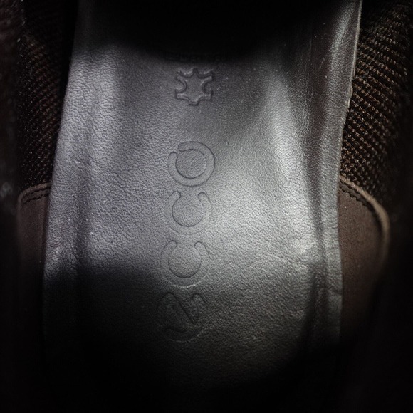 Ecco Shoes Mens 7 Brown Melbourne Leather Chukka Boots Lace Up Casual Dress main image 8